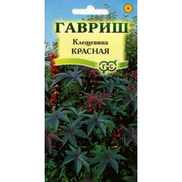 Семена Клещевина Красная 5 шт.