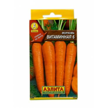 Семена Морковь на ленте Витаминная-6  (Аэлита), 8 м