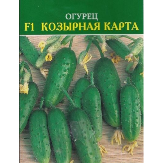 Семена Огурец Козырная карта F1 12шт купить в Москве по низкой цене ...