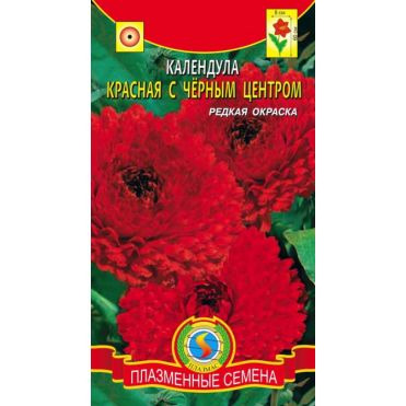 Семена Календула Красная с чёрным центром 0,3 г