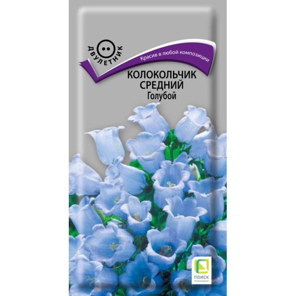 Семена Колокольчик средний Голубой 0,2, Поиск