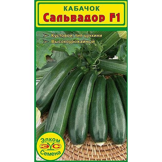 Семена Кабачок Сальвадор F1 (5 сем.)