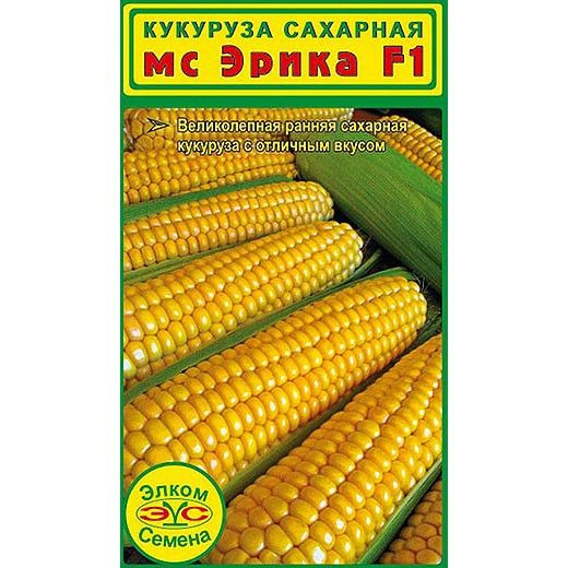Семена Кукуруза сахарная Эрика мс F1 (4 гр.)