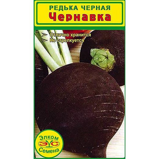 Семена Редька черная Чернавка (2 гр.)