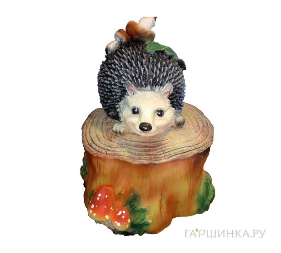 Еж на пне 40*32