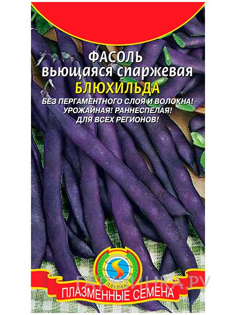 Семена Фасоль Блюхильда спаржевая, 10 шт