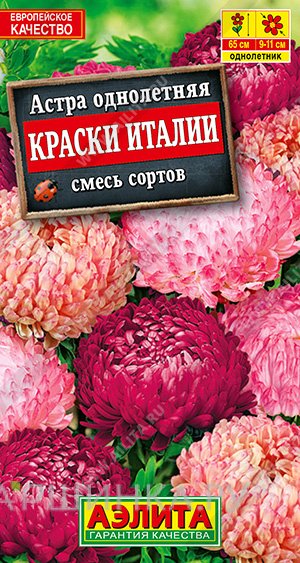 Семена Астра Краски Италии, 0,2гр