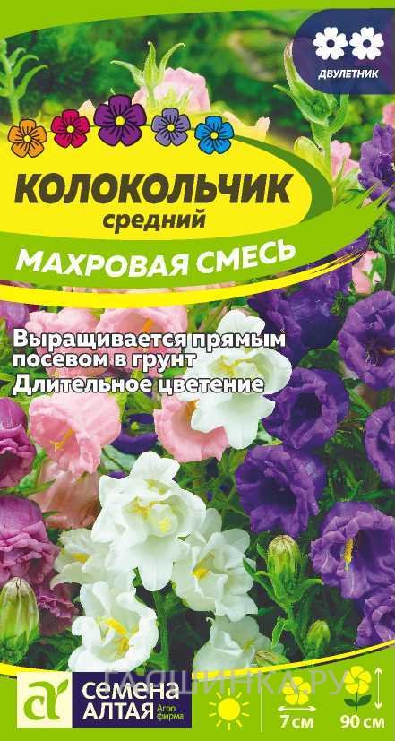Семена Колокольчик махровая смесь 0,1гр ЦП