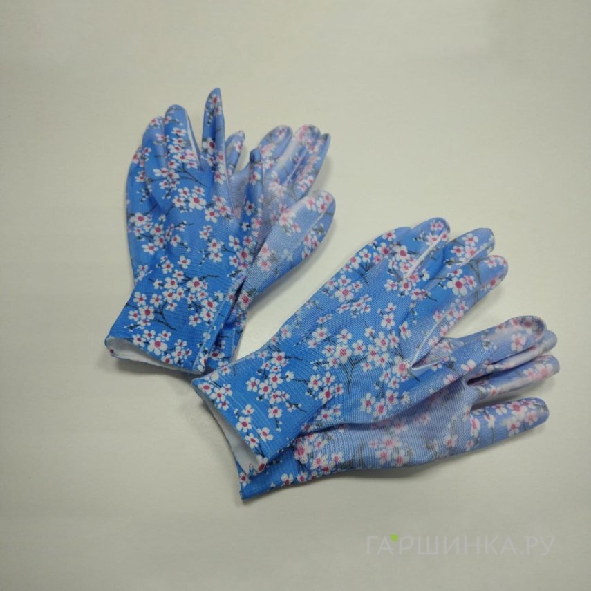 Перчатки садовые цветные