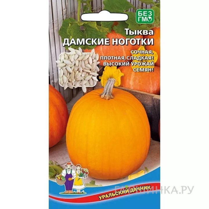 Семена Тыква Дамские ноготки ЦП 6шт.
