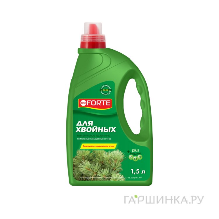 ЖКУ 1,5л Bona Forte Для хвойных растений, канистра