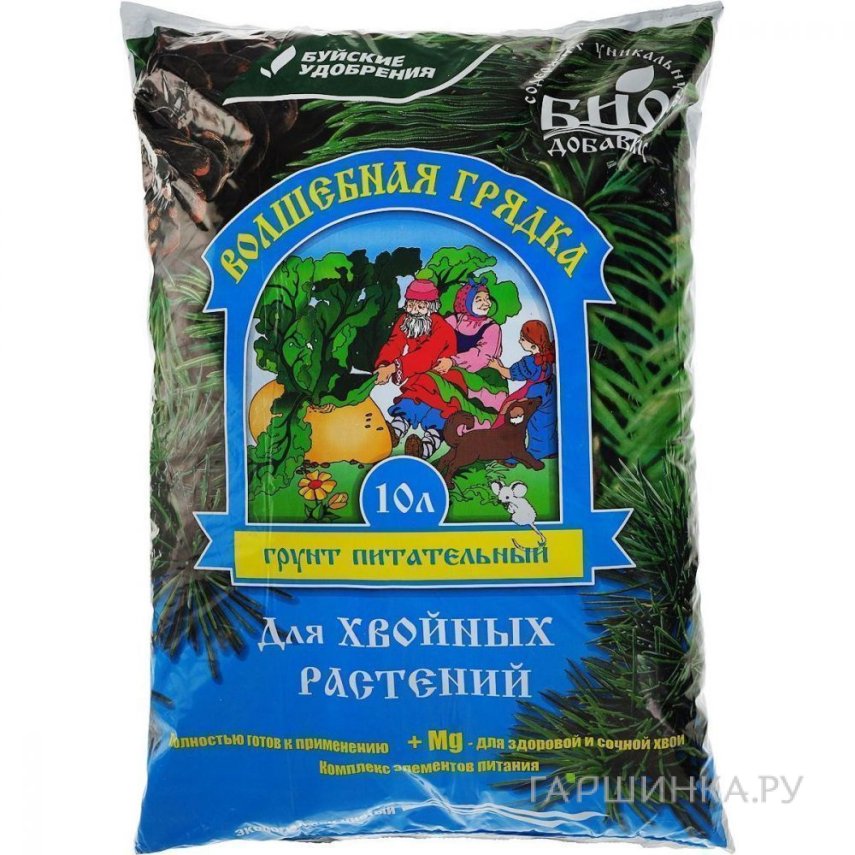 Грунт Волшебная грядка для хвойных культур