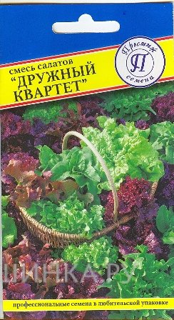 Семена Салат "Дружный квартет" 1 гр, Престиж