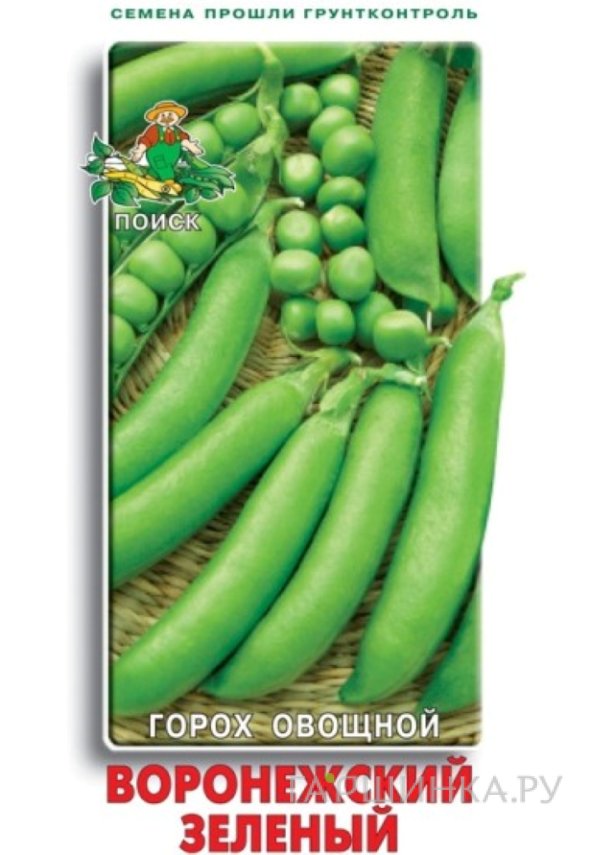 Семена Горох овощной Воронежский зеленый 10, Поиск