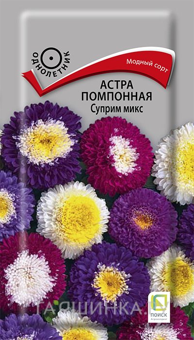 Семена Астра помпонная Суприм микс 0,3, Поиск