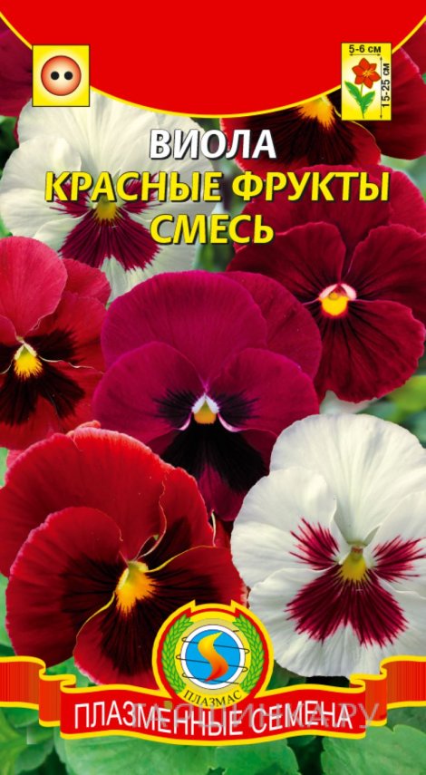 Семена Виола Красные фрукты смесь, 0,05 гр, Плазменные семена