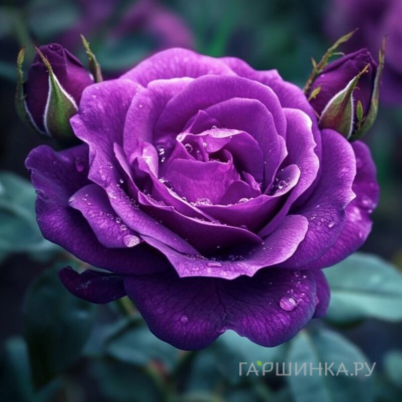 Роза Парфюм де Рев чайно-гибридная