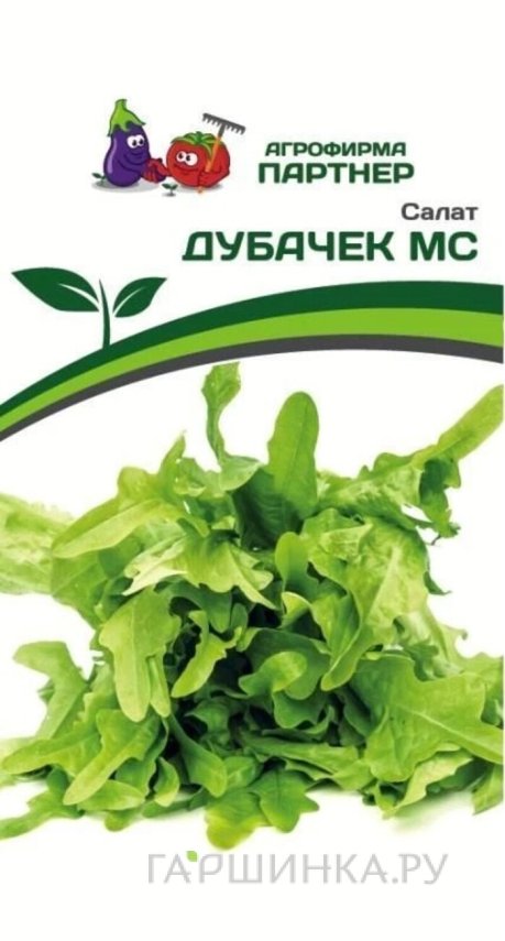 Семена Салат дуболистный Дубачек 0,5 гр. Партнер