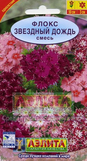 Семена Флокс Звездный дождь, смесь окрасок