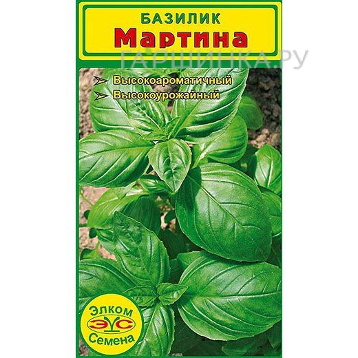Семена Базилик Мартина (0,5 гр.)