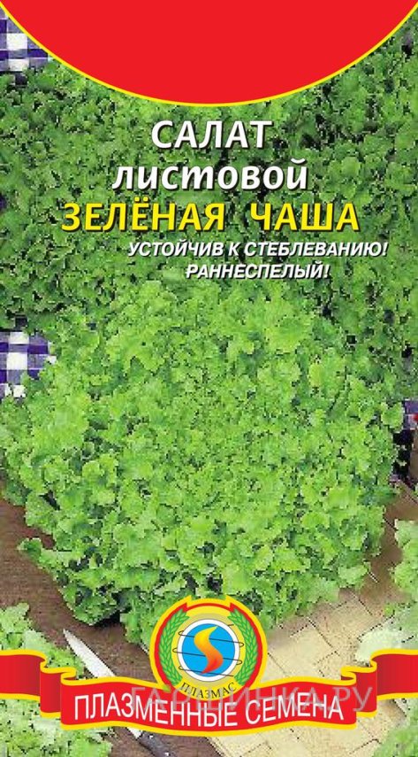 Семена Салат листовой Зелёная чаша