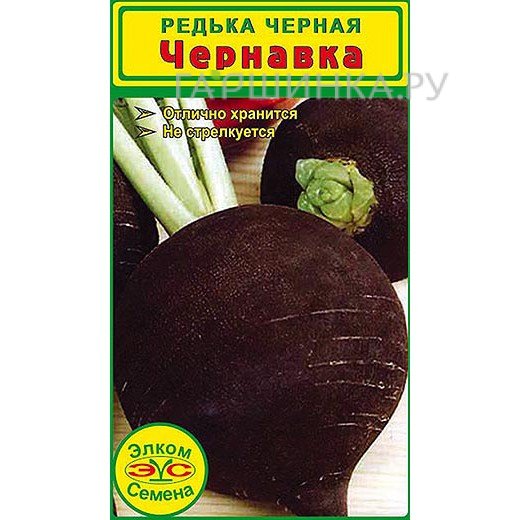 Семена Редька черная Чернавка (2 гр.)