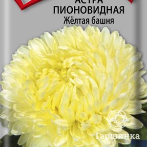 

Семена Астра пионовидная Желтая башня 0,3, Поиск