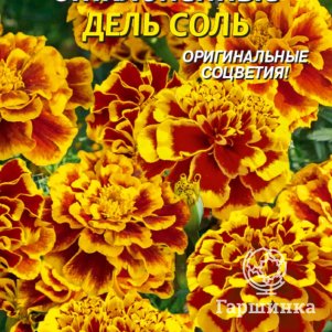 

Семена Бархатцы отклоненные Дель Соль, 40 шт, Плазменные семена