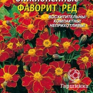 

Семена Бархатцы отклоненные Фаворит Ред 30 шт Плазменные семена