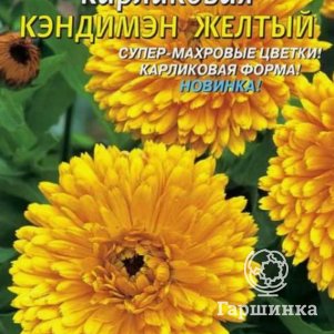 

Семена Календула карликовая Кэндимэн Желтый 0,2 гр Плазменные семена