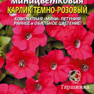 Семена  Петуния F1 миницветковая Карлик Темно-розовый  10 шт Плазменные семена