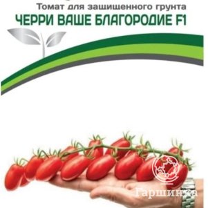 

Семена Томат Черри Ваше Благородие F1 5 шт. Партнер