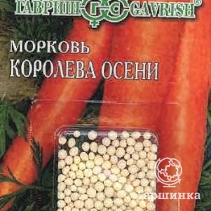 

Семена Морковь гранулир. Королева осени 300 шт. гель ЦП Гавриш