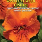 Семена Виола Фриззл Сиззл F1 Оранж, 5шт, Плазменные семена